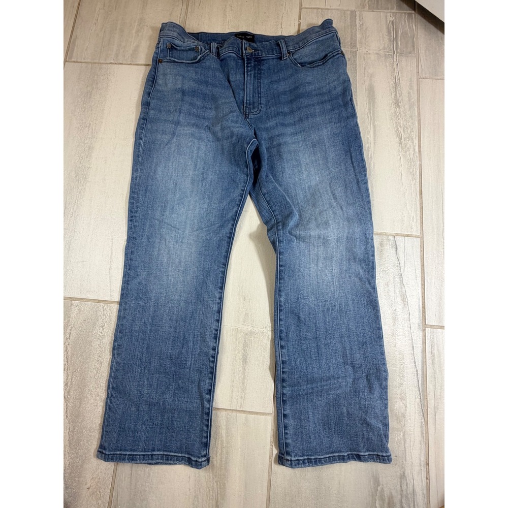 Lucky Brand Mens 36x30 Blue Coolmax Straight Leg Denim Jeans 7M13621 Medium Wash